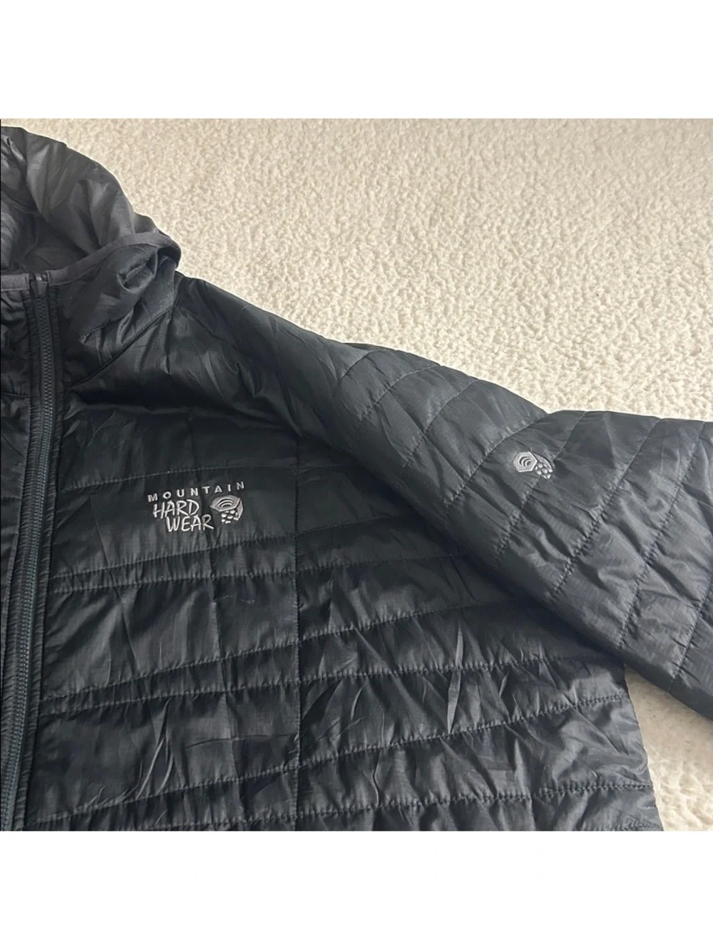 Mountain Hardwear Switch Flip Hooded Black Jacket Size XL